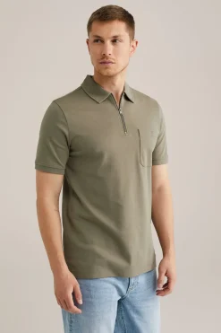 poloshirt met rits