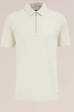 polo shirt met rits