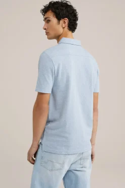 polo shirt met rits