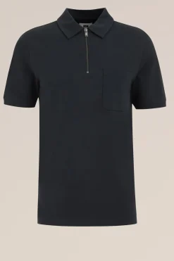 poloshirt met rits