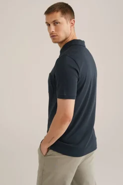 poloshirt met rits
