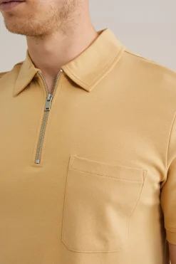 poloshirt met rits