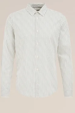 Poplin overhemd met dessin