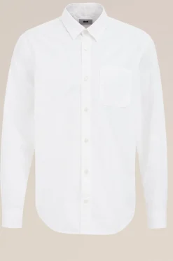 poplin overhemd met stretch