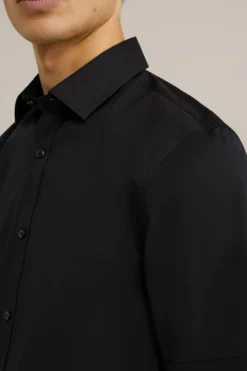 poplin overhemd met stretch