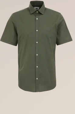 poplin overhemd met stretch