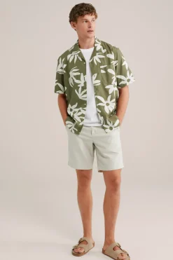 poplin overhemd met stretch