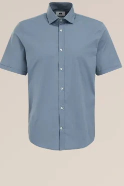 poplin overhemd met stretch