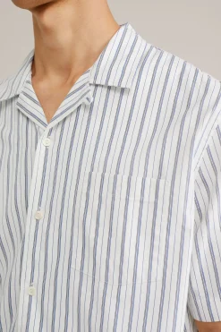 poplin overhemd met stretch
