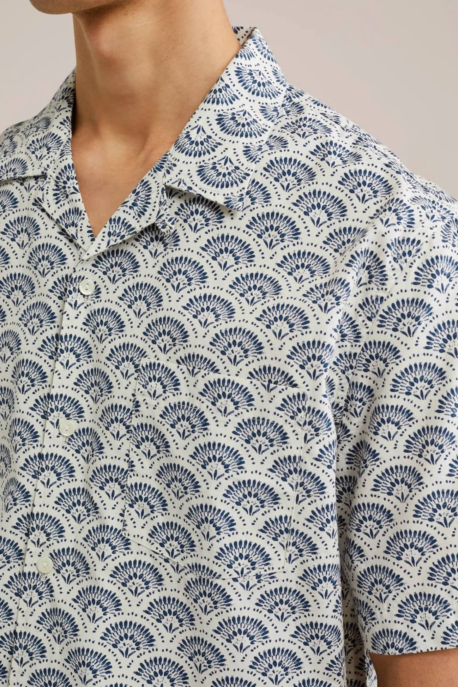 poplin overhemd met stretch