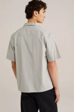 poplin overhemd met stretch