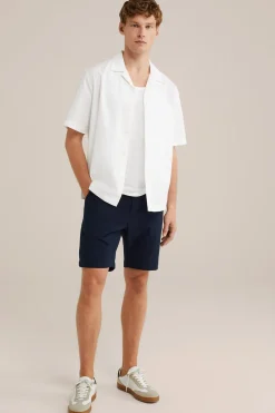 poplin overhemd met stretch