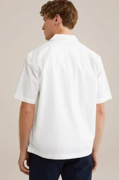 poplin overhemd met stretch