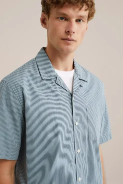 poplin overhemd met stretch