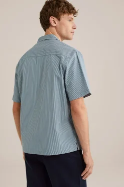 poplin overhemd met stretch