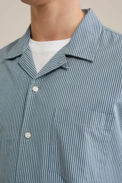 poplin overhemd met stretch