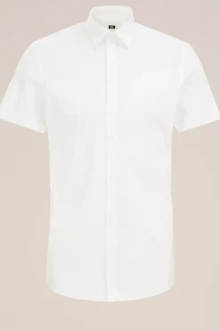 poplin overhemd met stretch