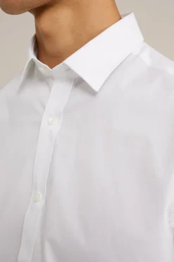 poplin overhemd met stretch