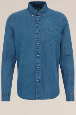 premium denim overhemd