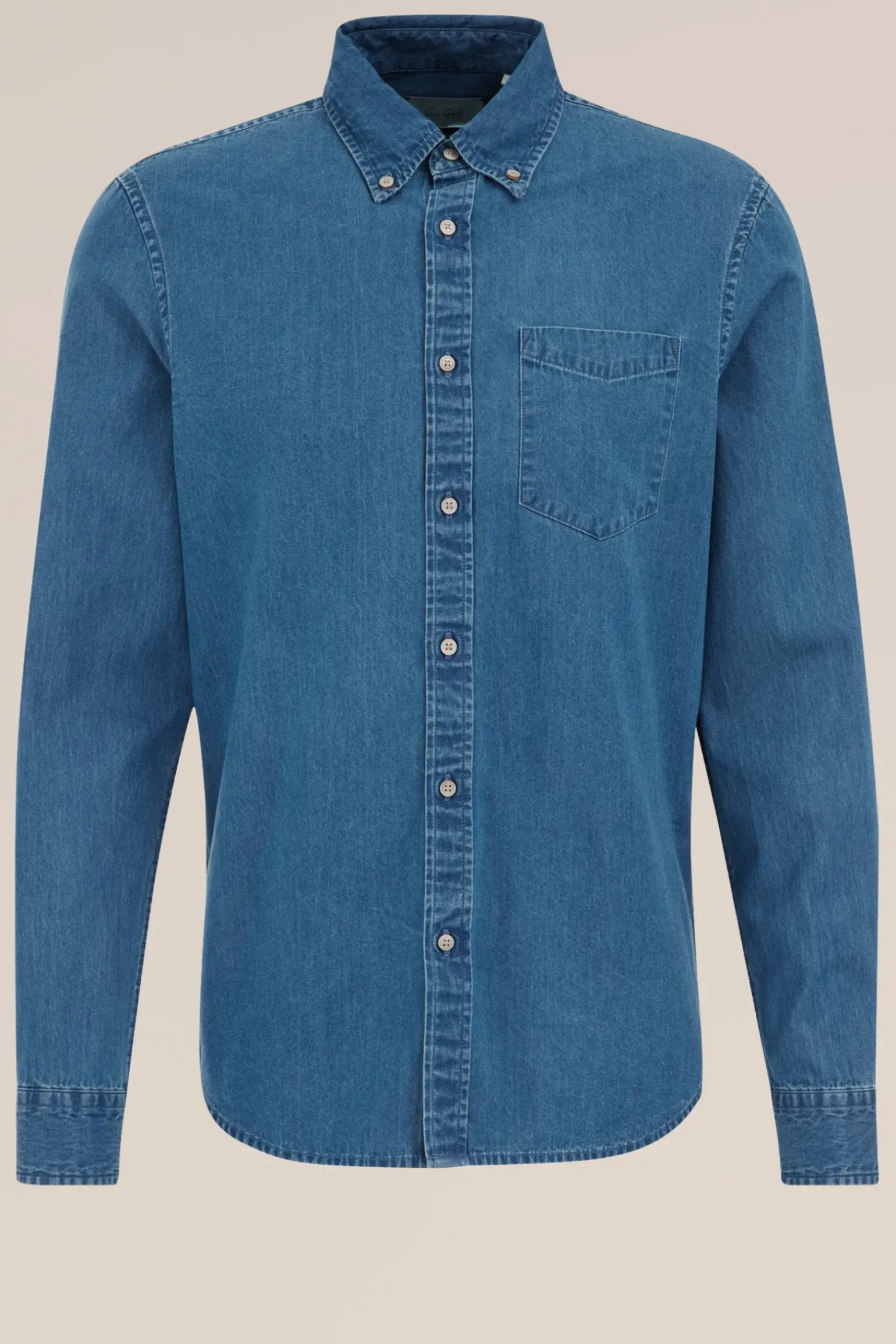 premium denim overhemd