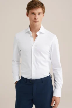 premium easy-care jersey overhemd
