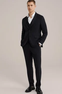 premium pantalon van wolmix