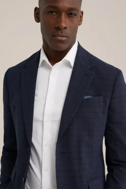 premium slim fit blazer met ruitdessin