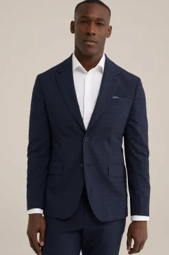 premium slim fit blazer met ruitdessin