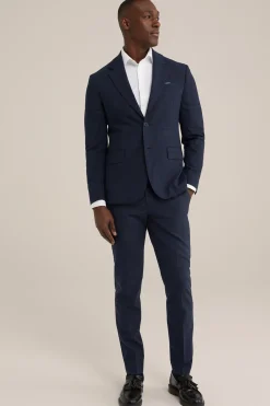 premium slim fit blazer met ruitdessin