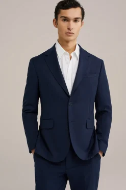 premium slim fit blazer van wolmix