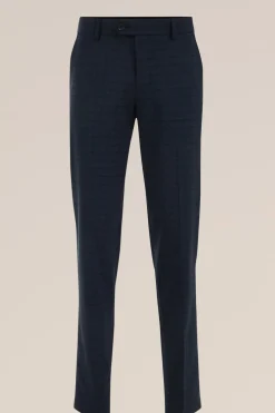 premium slim fit pantalon met ruitdessin