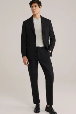 Premium wolmix blazer met structuur