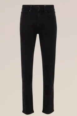 Rain ready slim fit jeans met medium stretch