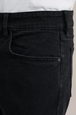 Rain ready slim fit jeans met medium stretch