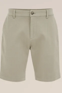 regular fit chinoshort met structuur