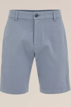 regular fit chinoshort met structuur