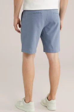 regular fit chinoshort met structuur