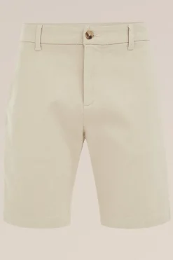 regular fit chinoshort met structuur