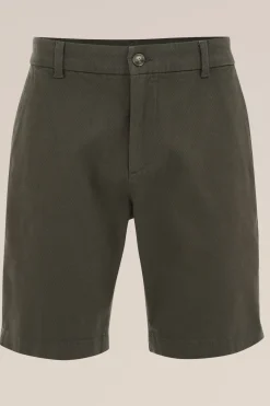 regular fit chinoshort met structuur