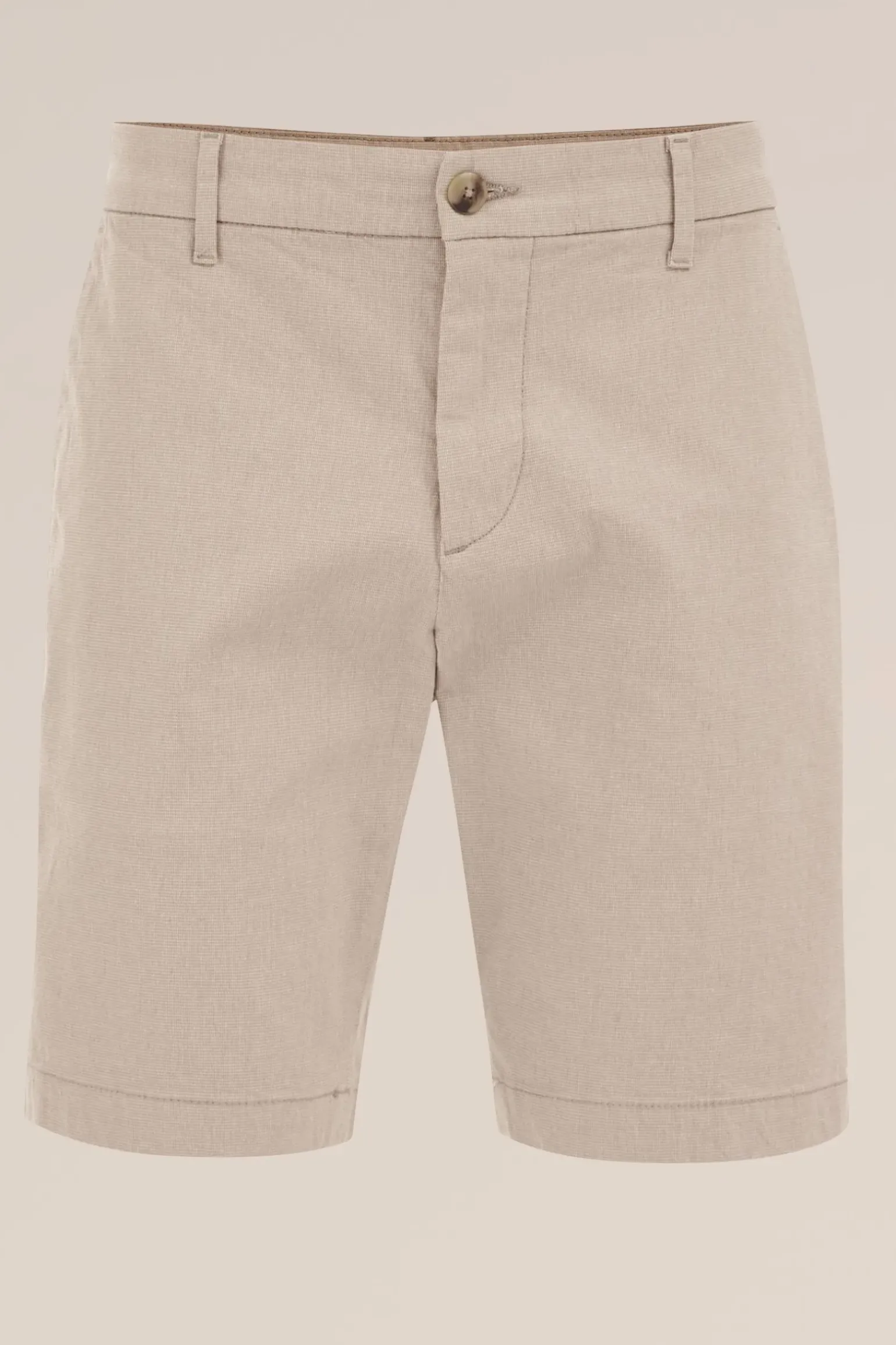 Regular fit chinoshort met structuur