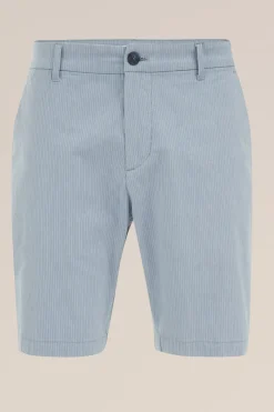 Regular fit chino short met structuur