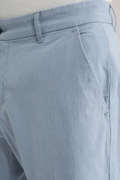 Regular fit chino short met structuur