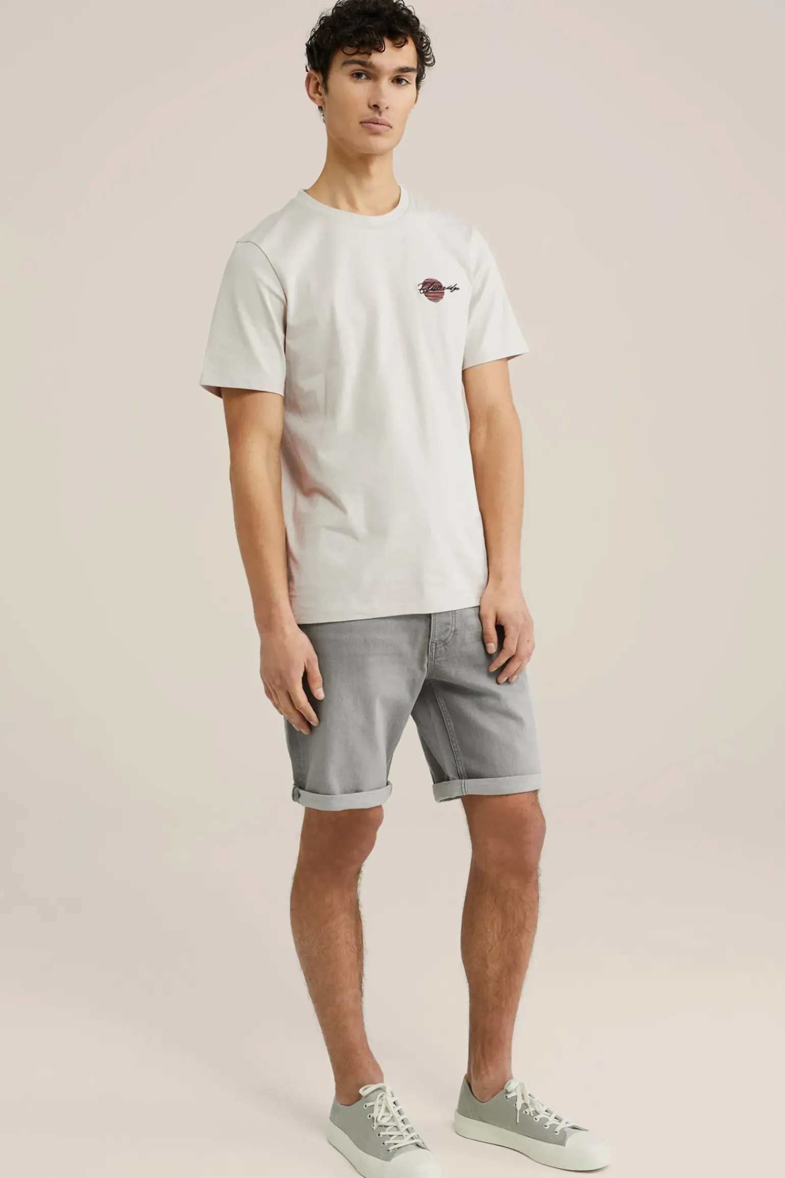 regular fit denimshort