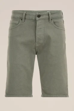 regular fit denim short