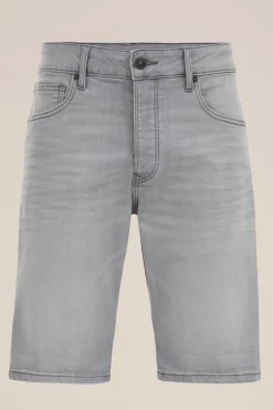 regular fit denimshort met stretch