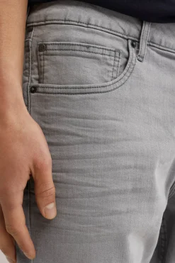regular fit denimshort met stretch