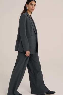 regular fit double-breasted blazer