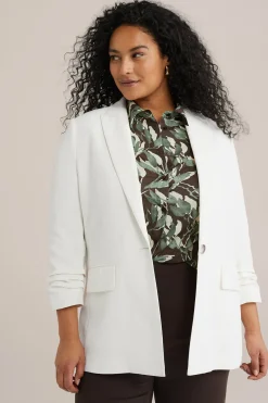 regular fit fit blazer - Curve