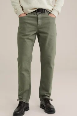 regular fit jeans met medium stretch