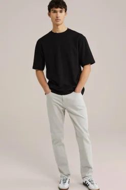 regular fit jeans met medium stretch